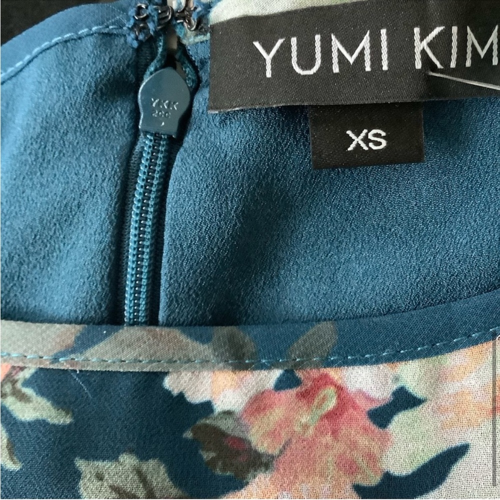 Yumi Kim TEAL Woodstock Maxi Dress Floral XS NWOT - Picture 8 of 10